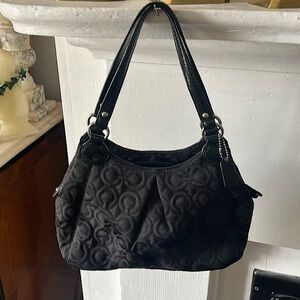 Coach Bag black jacquard